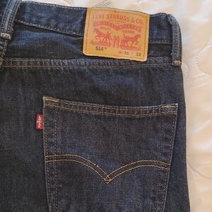 Levi's Dark Blue Slim Straight Jeans